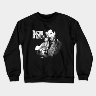 Razor Ramon Black And White Crewneck Sweatshirt